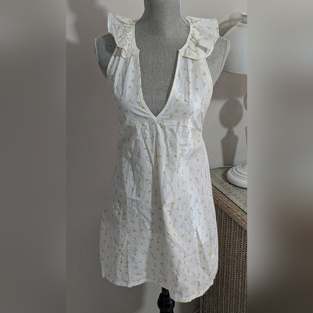 Dainty Delicate HELLO MOLLY Always Checking Dress XS NWT